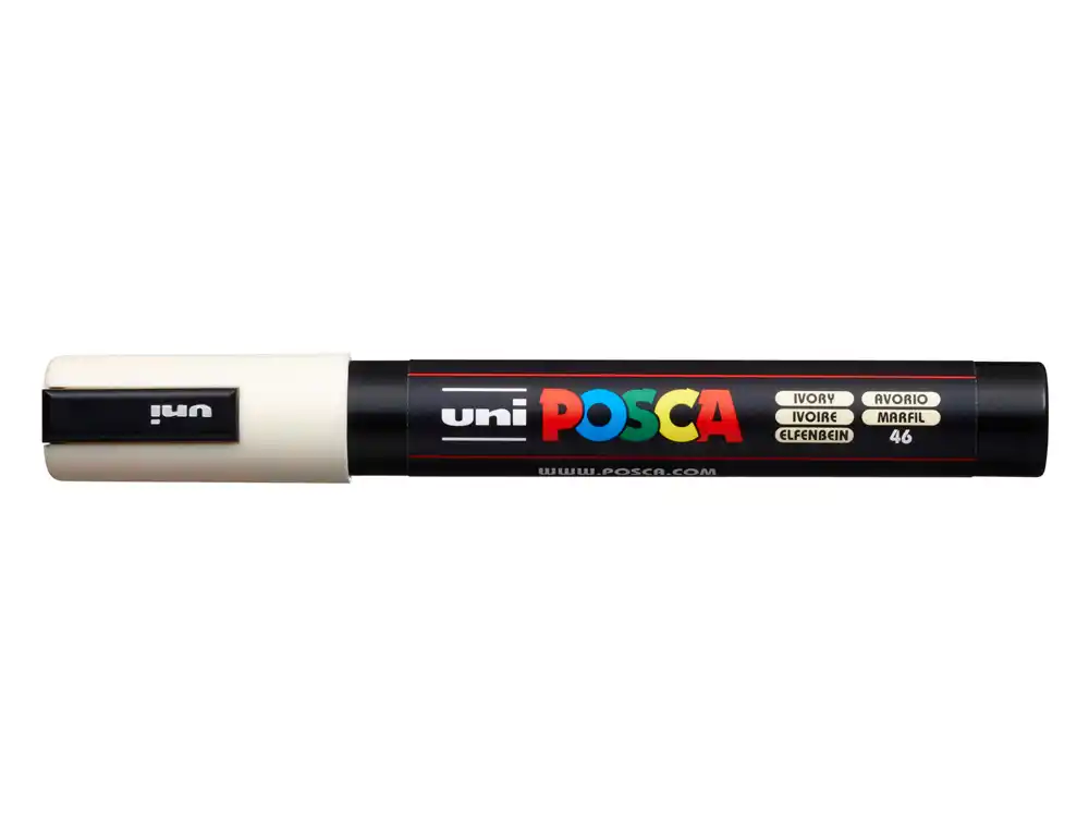 Rotulador Uni Posca PC-5m Marfil