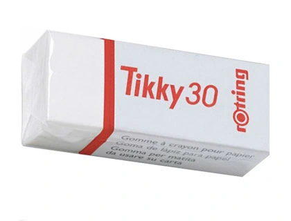 Goma Rotring Tikky 30 Blanca